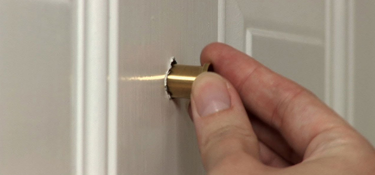 peephole door repair in Home Gardens